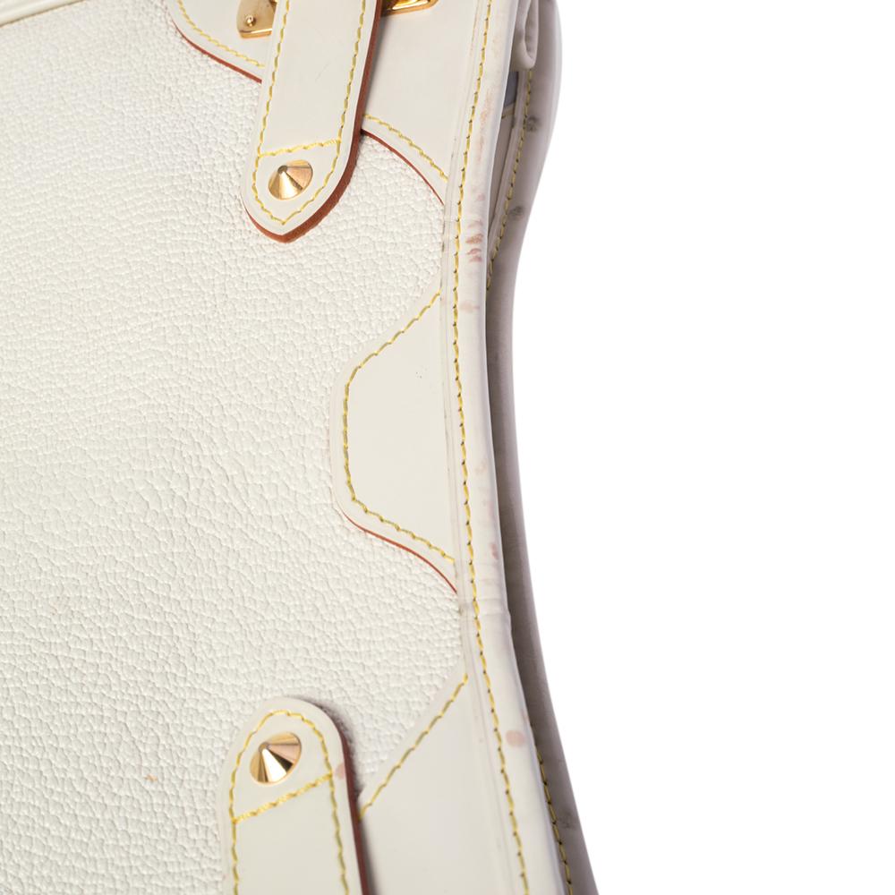 Beige Louis Vuitton Cream Suhali Leather Le Majestueux Bag