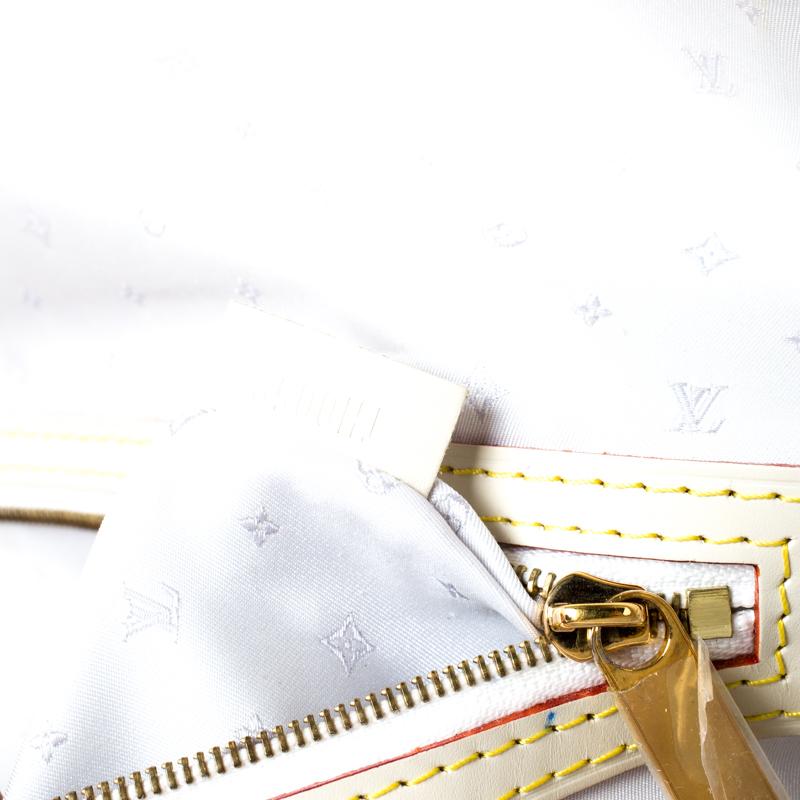 Louis Vuitton Cream Suhali Leather Lockit GM Bag 3