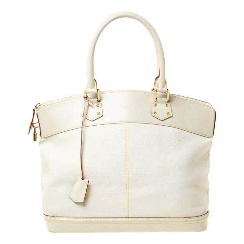 Louis Vuitton Cream Shoulder Bag For Sale at 1stdibs