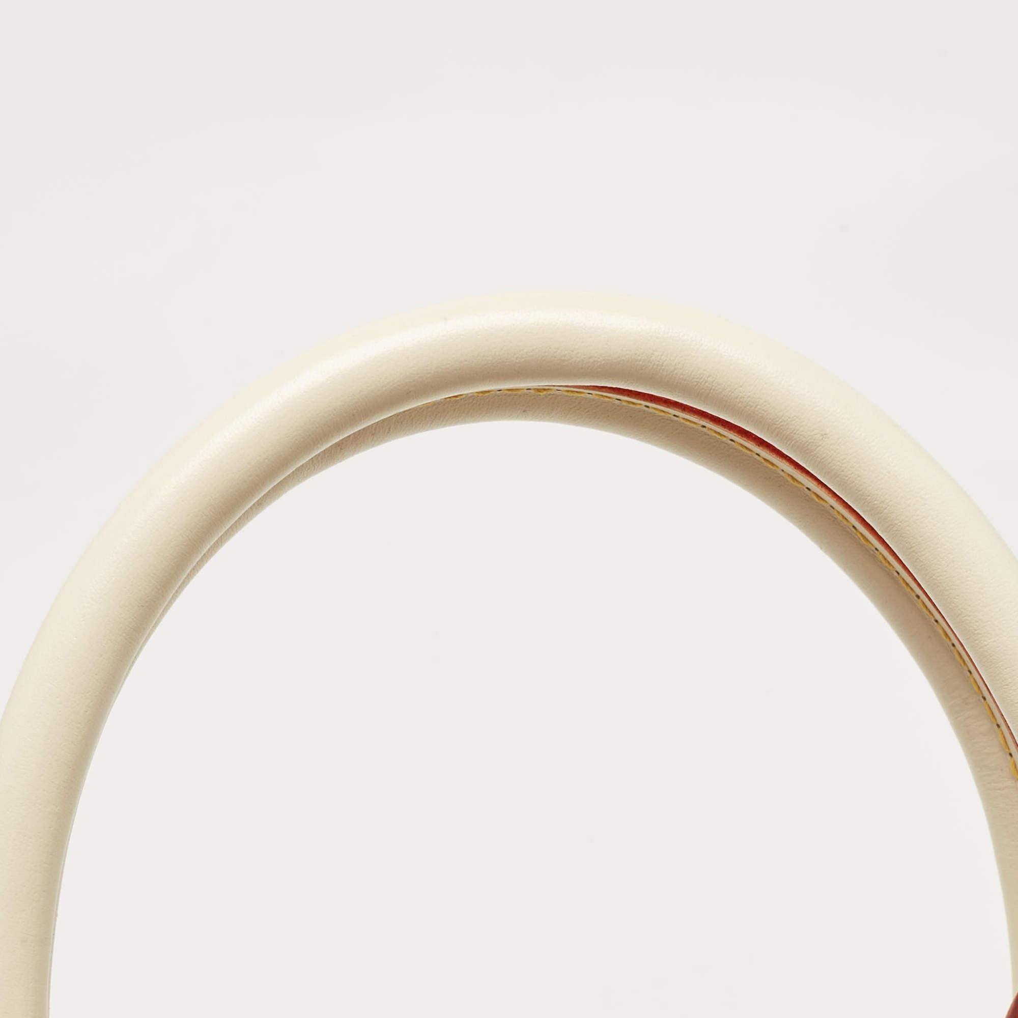 Women's Louis Vuitton Cream Suhali Leather Lockit PM Bag