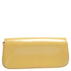Louis Vuitton Cream Vernis Sobe Clutch