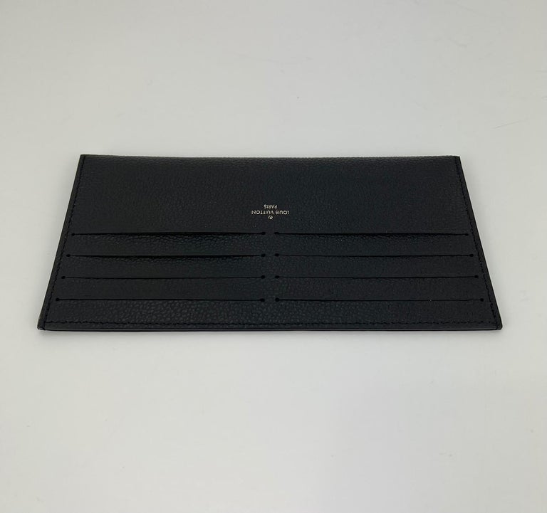 Louis Vuitton Credit Card Insert Black Empriente Leather from Felicie Wallet  In Excellent Condition For Sale In Freehold, NJ