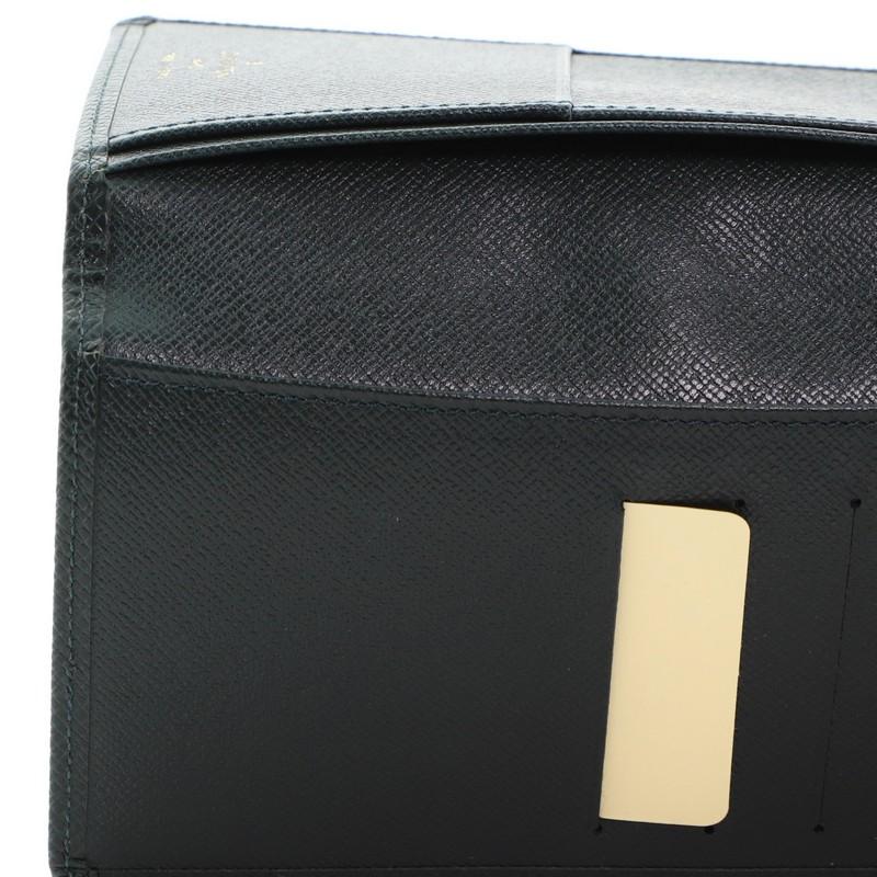 Women's or Men's Louis Vuitton Credit Card Wallet Taiga Leather Long