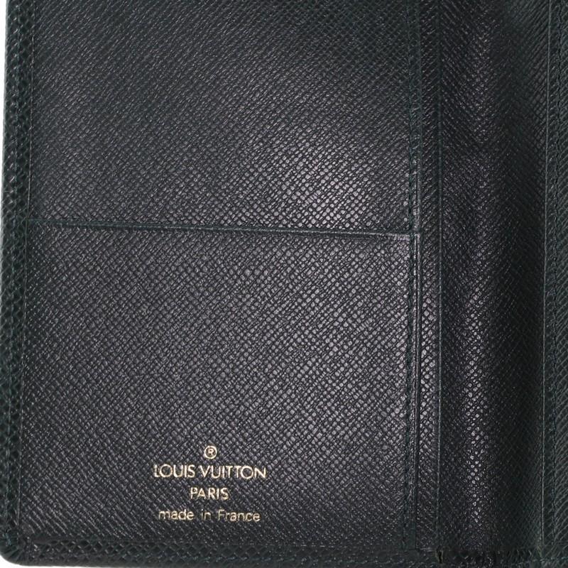 Louis Vuitton Credit Card Wallet Taiga Leather Long 1