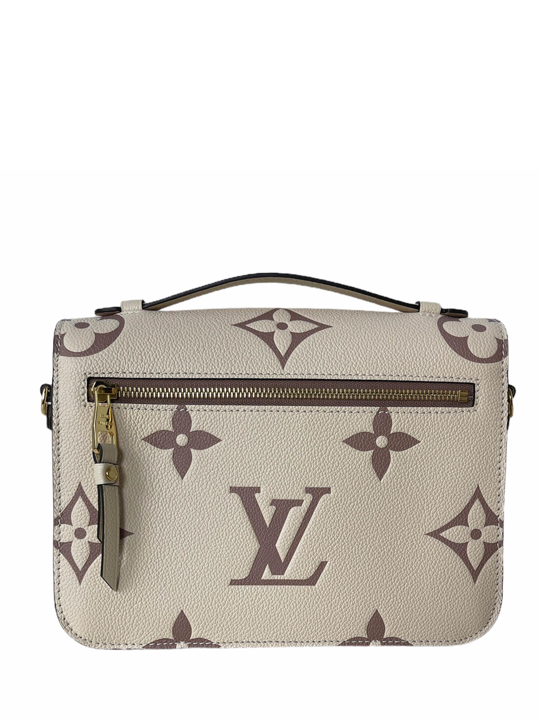 louis vuitton pochette metis beige rose creme