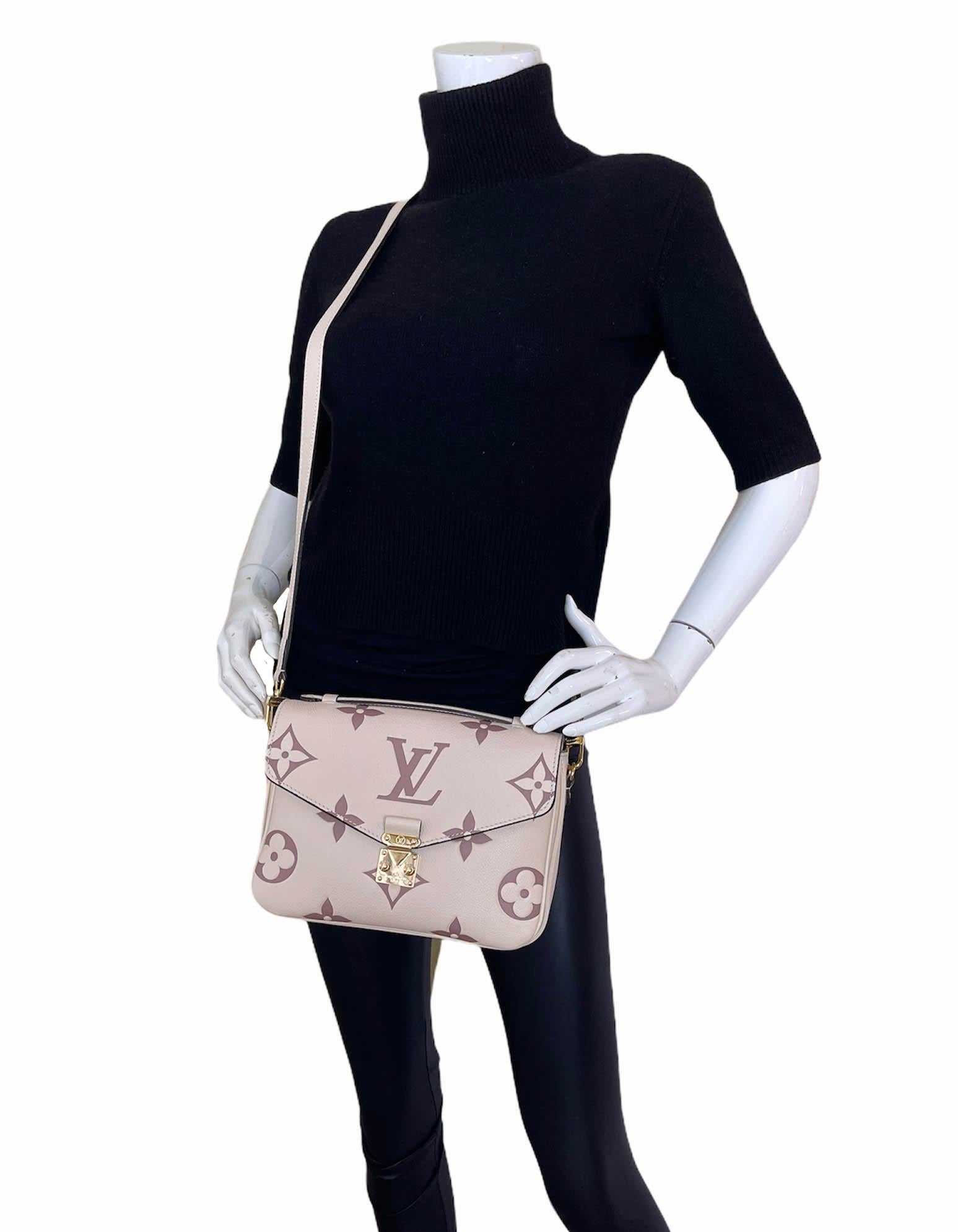 Pochette metis online beige rose creme