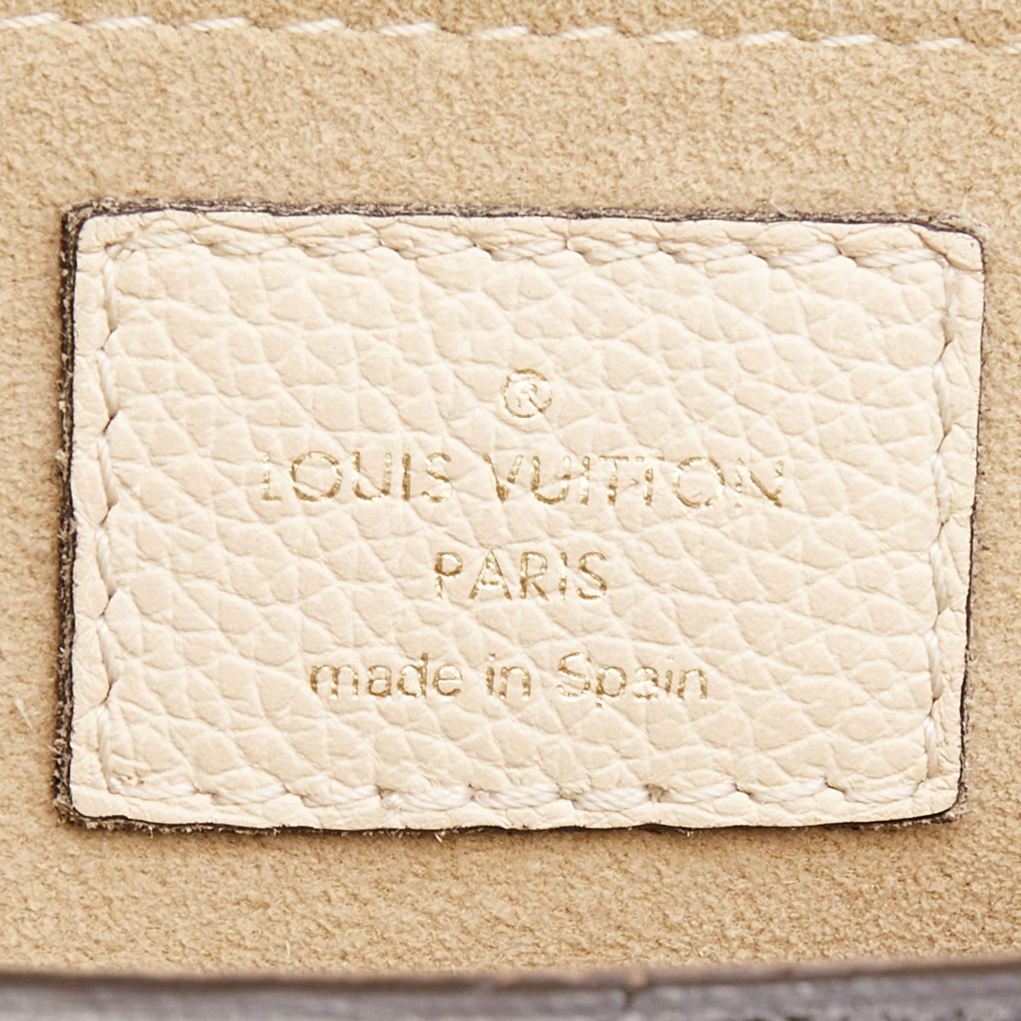 Louis Vuitton Creme Monogram Canvas and Leather Vaugirard Bag 6