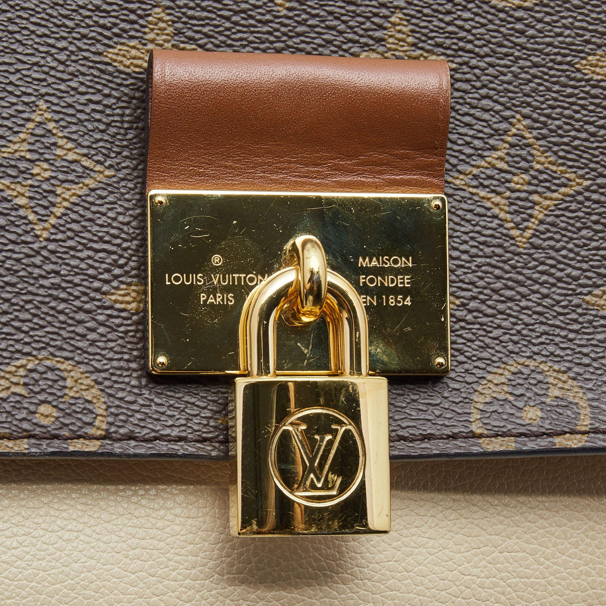 Louis Vuitton Creme Monogram Canvas and Leather Vaugirard Bag 8