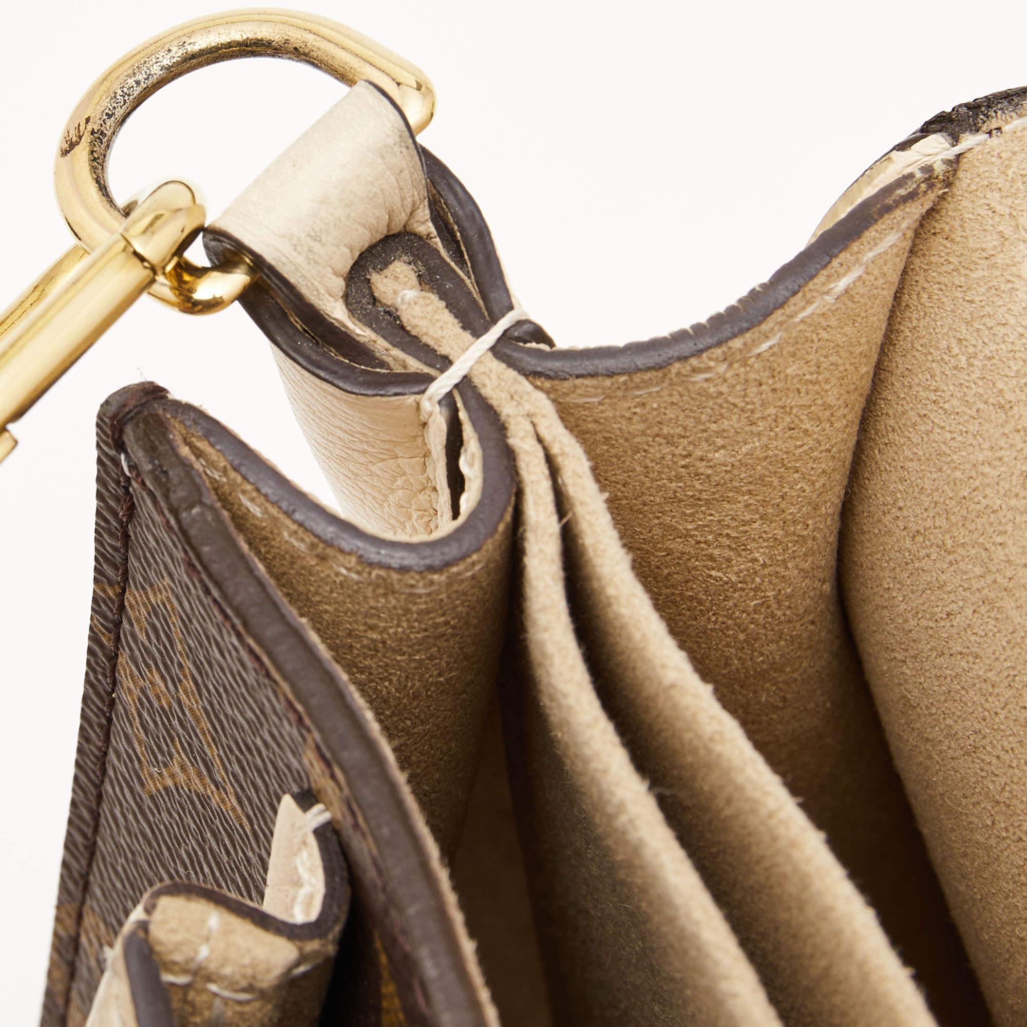 Louis Vuitton Creme Monogram Canvas and Leather Vaugirard Bag 12