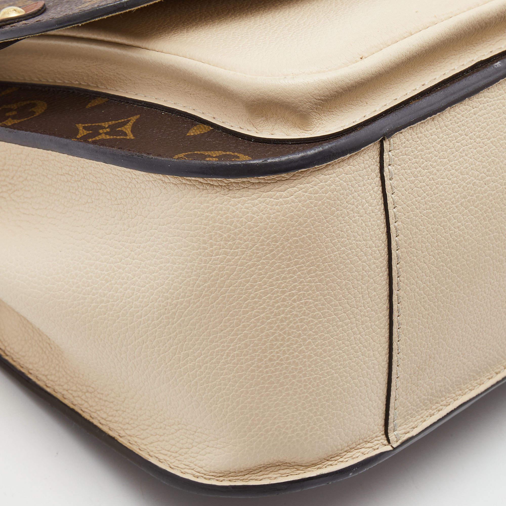 Louis Vuitton Creme Monogram Canvas and Leather Vaugirard Bag 3