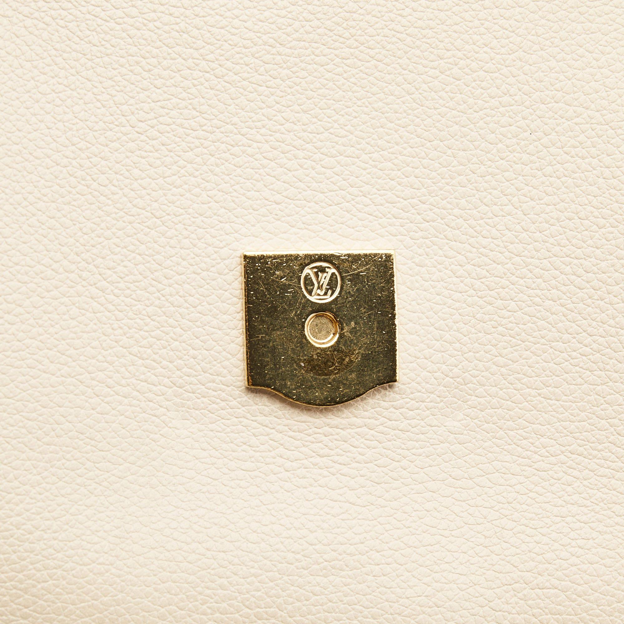 Louis Vuitton Creme Monogram Canvas and Leather Vaugirard Bag 4