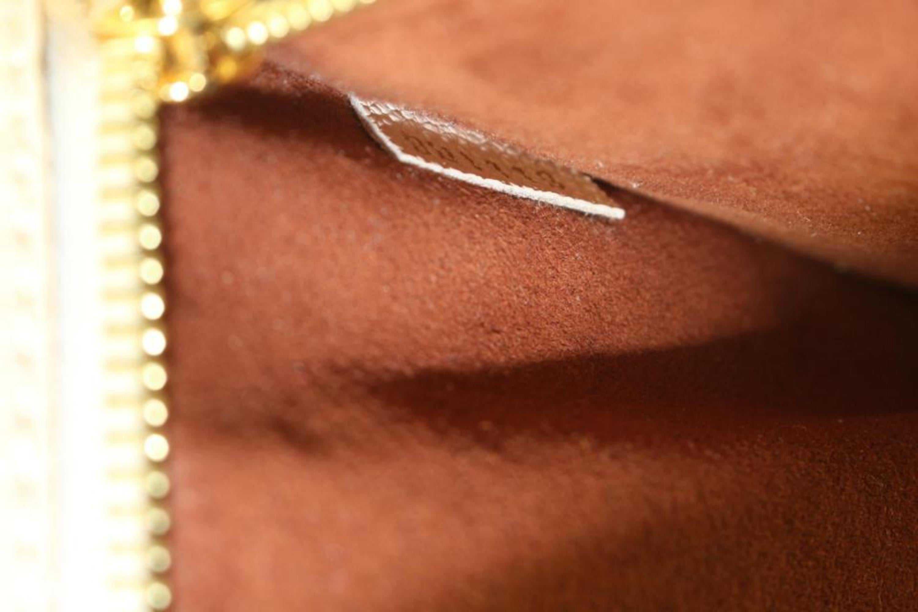 Louis Vuitton Creme Monogram Empreinte Leather Pochette Metis Crossbody Bag 112L 4