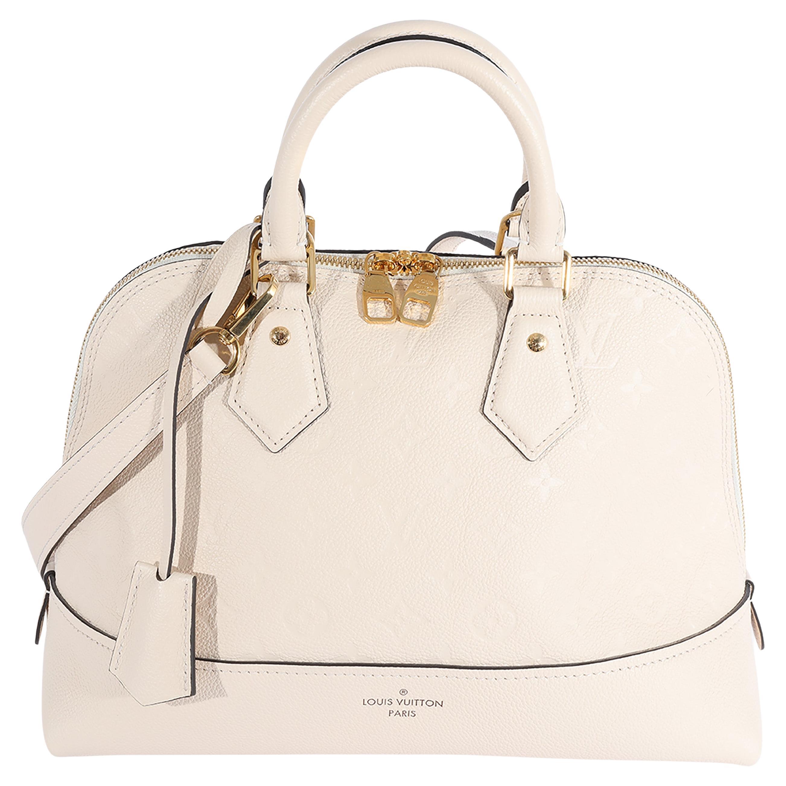 Louis Vuitton Creme Monogram Empreinte Neo Alma PM