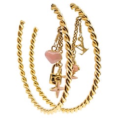 Louis Vuitton Creole Sweet Monogram Earrings