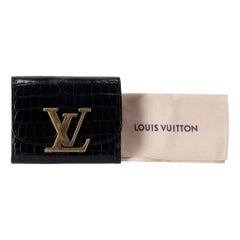 Louis Vuitton Crocodile Skin Capucines Compact Wallet