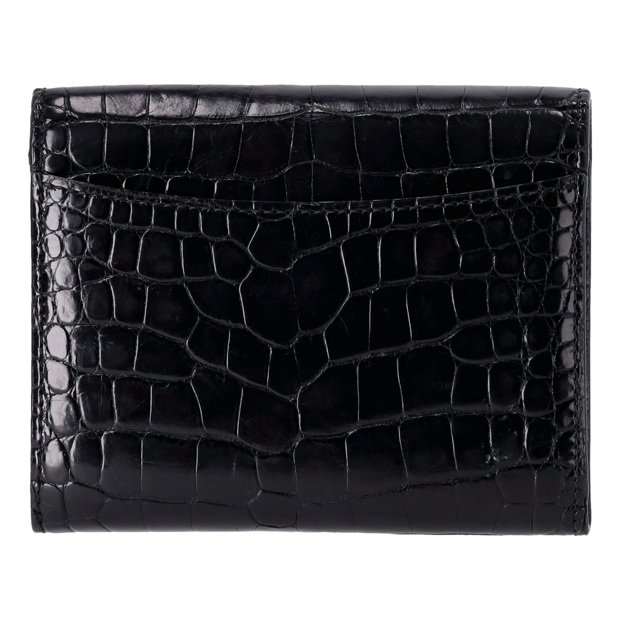 Women's Louis Vuitton Crocodile Skin Capucines Compact Wallet For Sale