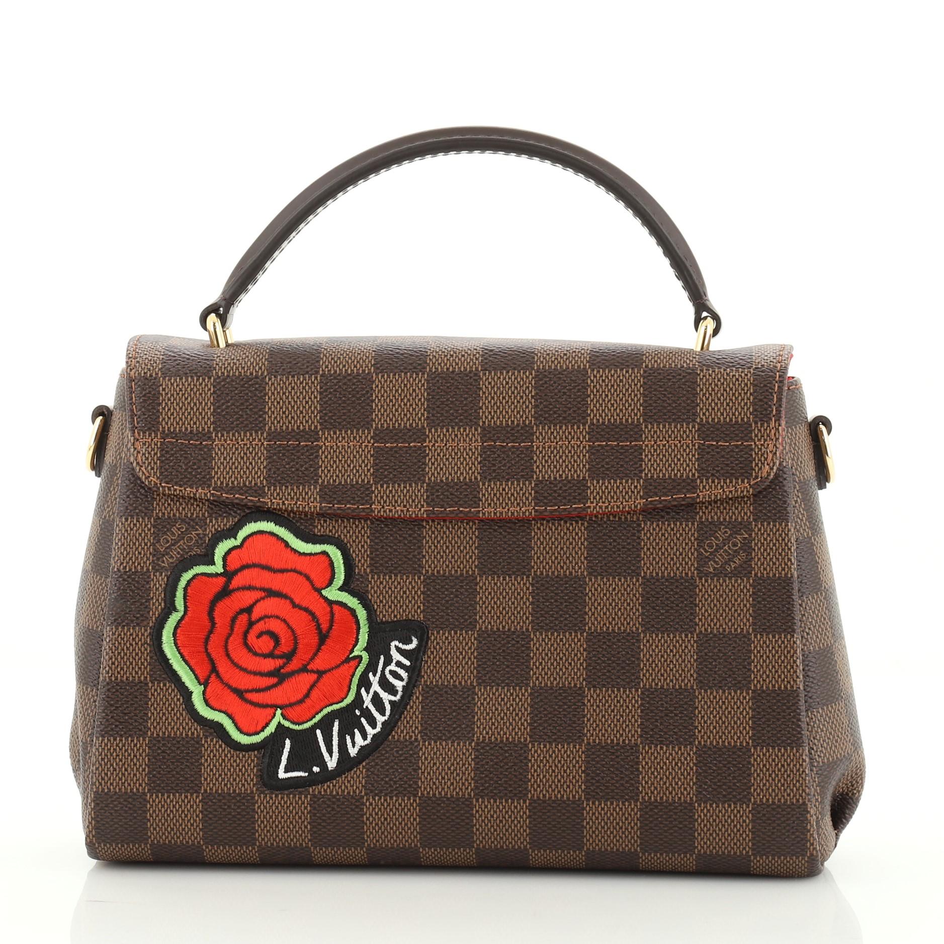 Louis Vuitton Croisette Handtasche Limited Edition Patches Damier im Zustand „Gut“ in NY, NY