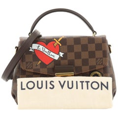 Louis Vuitton Croisette Handbag Limited Edition Patches Damier