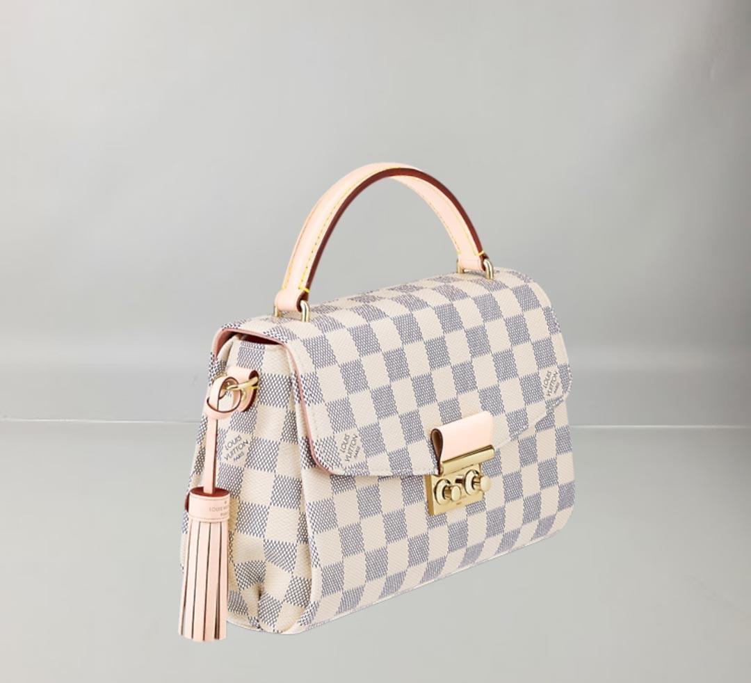 Louis Vuitton Croisette Damier Ebene with Braided Handle Bag, Luxury, Bags  & Wallets on Carousell