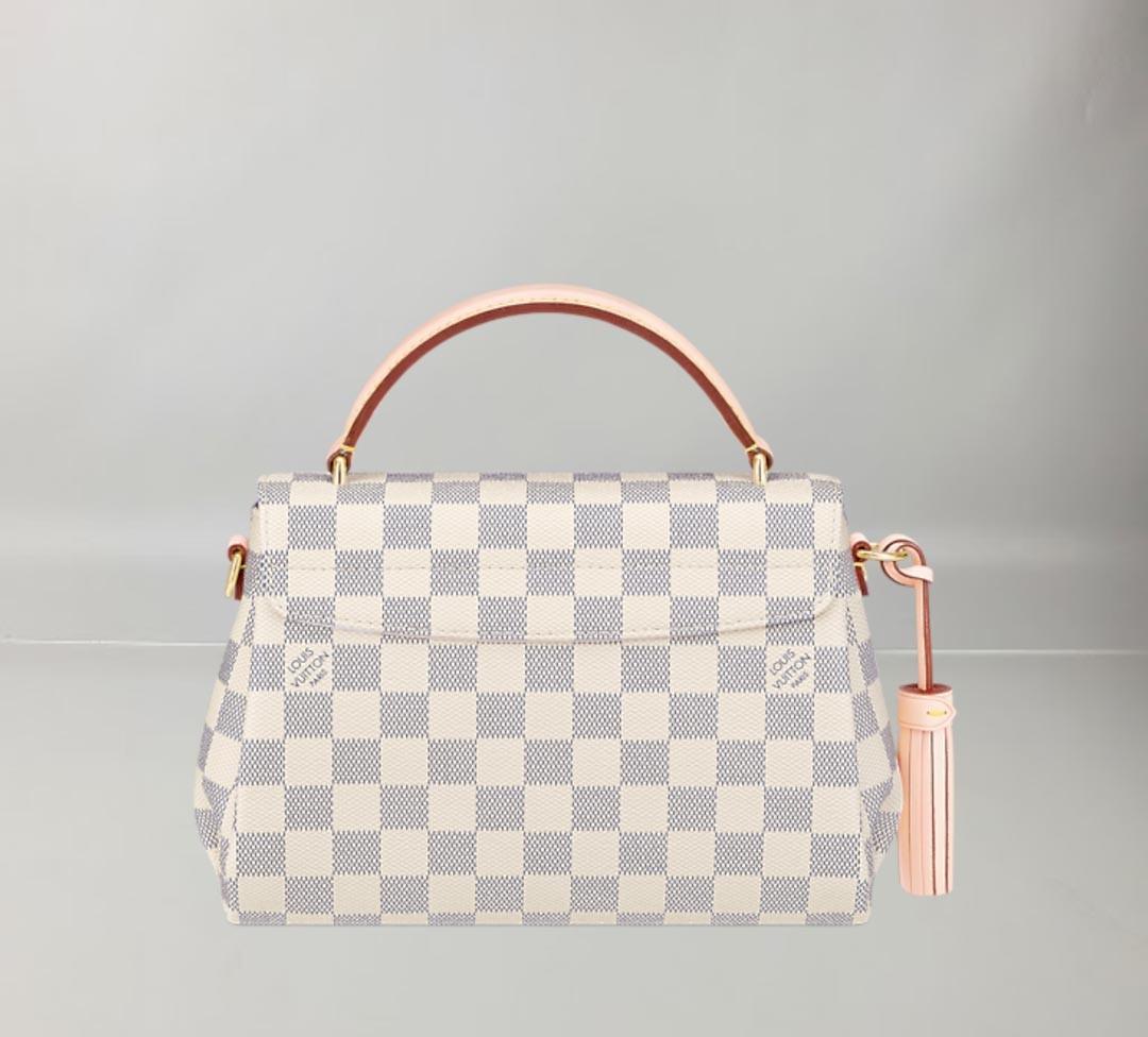 Louis Vuitton Croisette pocket Damier Azur coated canvas In New Condition In Nicosia, CY