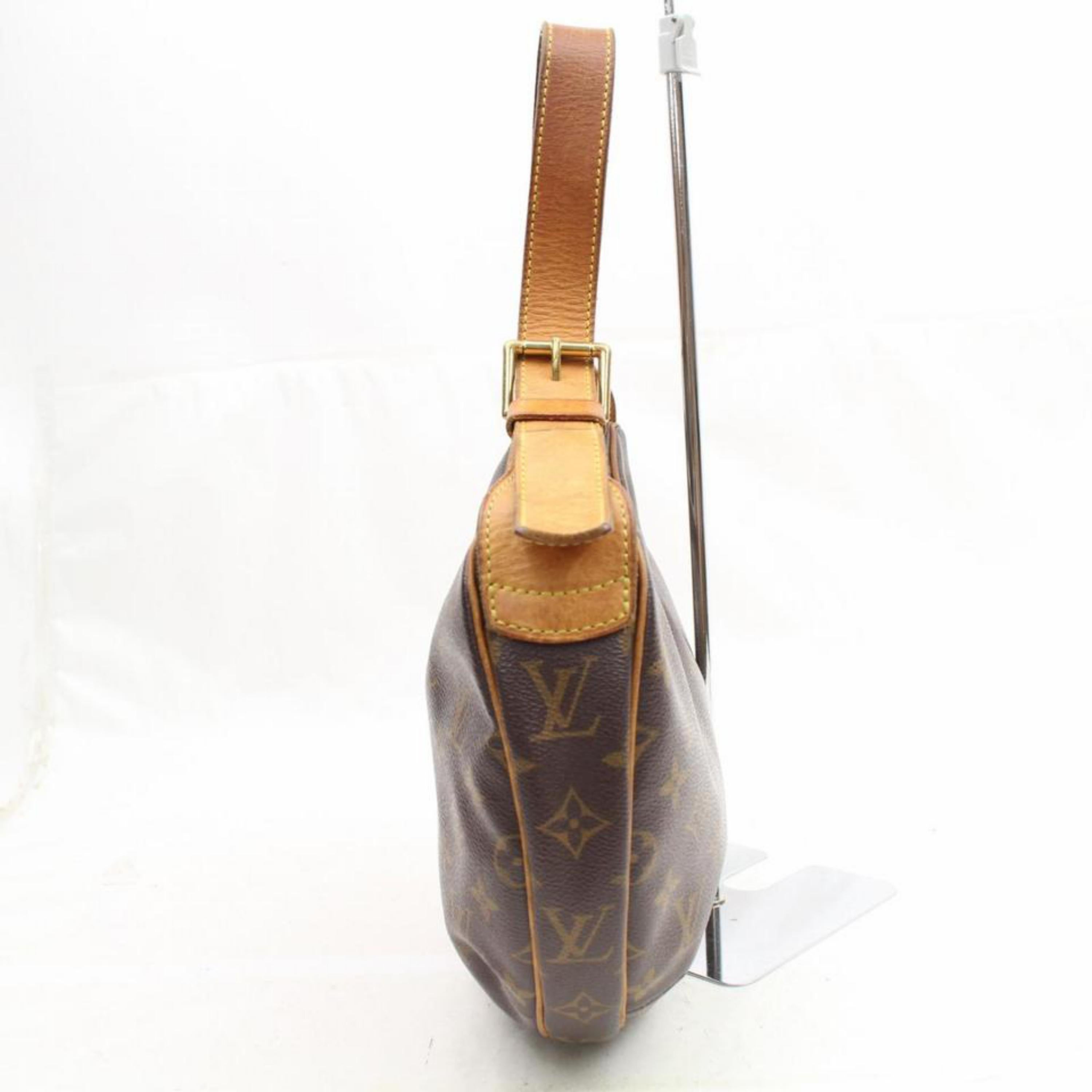 Louis Vuitton Croissant Monogram Mm Hobo 867968 Brown Coated Canvas Shoulder Bag For Sale 5