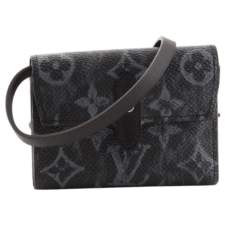 Louis Vuitton Cross Card Holder Limited Edition Monogram Pastel Noir For  Sale at 1stDibs