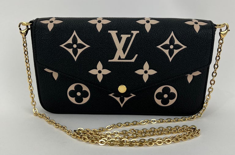 Louis Vuitton Pochette Felicie GM Empreinte Beige Crossbody Bag –  Debsluxurycloset