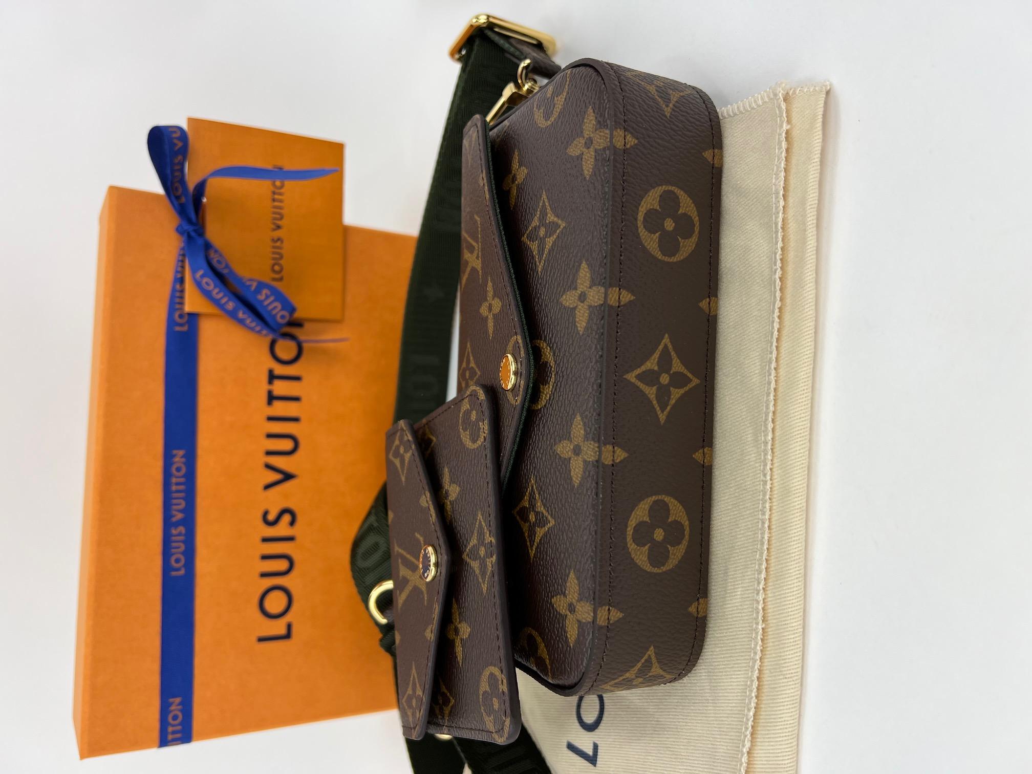 Louis Vuitton Crossbody FÉLICIE STRAP & GO Pochette Monogram Shoulder Bag New 4