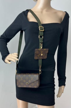 Louis Vuitton Crossbody FÉLICIE STRAP & GO Pochette Monogram Shoulder Bag New