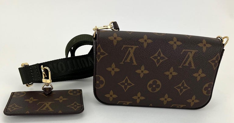Louis Vuitton Monogram Félicie Strap & Go - Brown Crossbody Bags