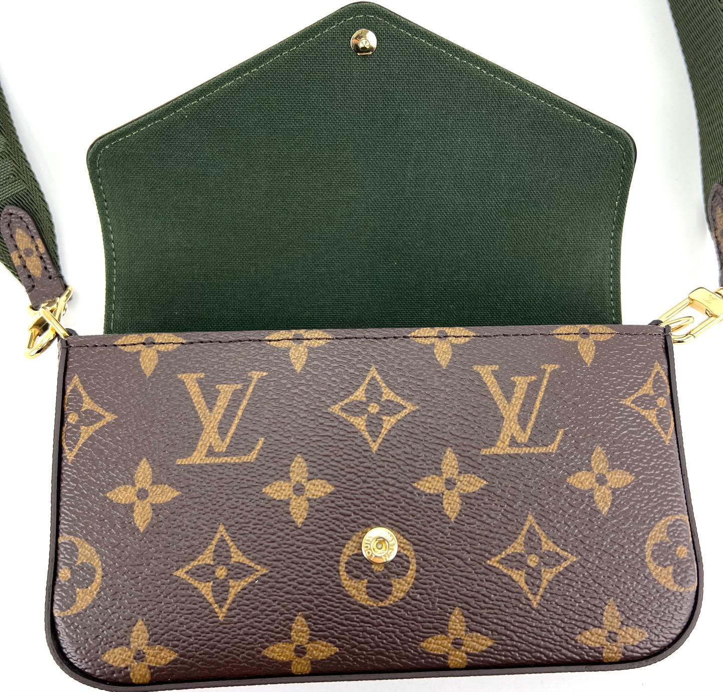 Women's Louis Vuitton Crossbody FÉLICIE STRAP & GO Pochette Monogram Shoulder Bag New