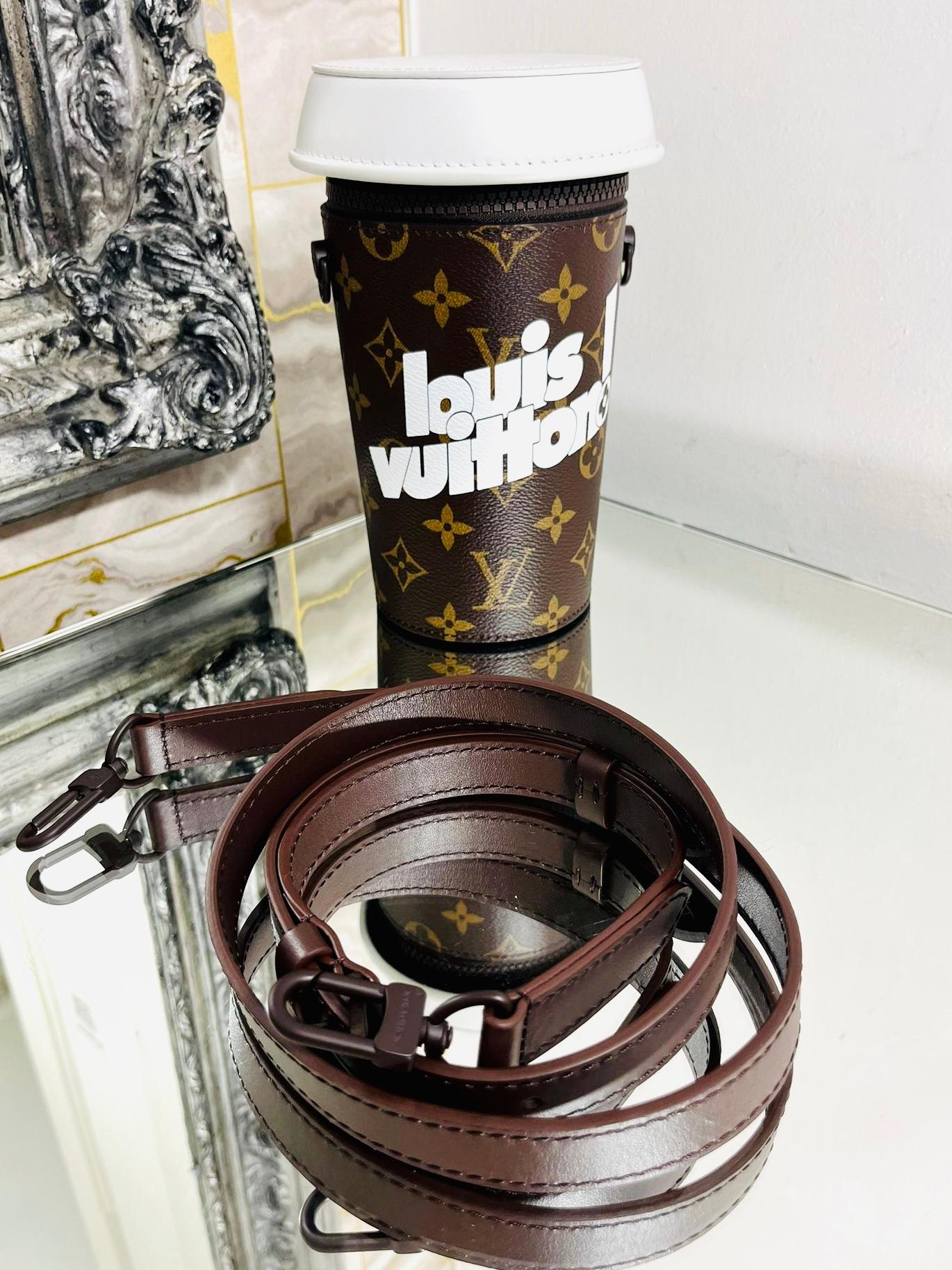 Louis Vuitton Crossbody 'LV' Monogram Coffee Cup Bag By Virgil Abloh 4
