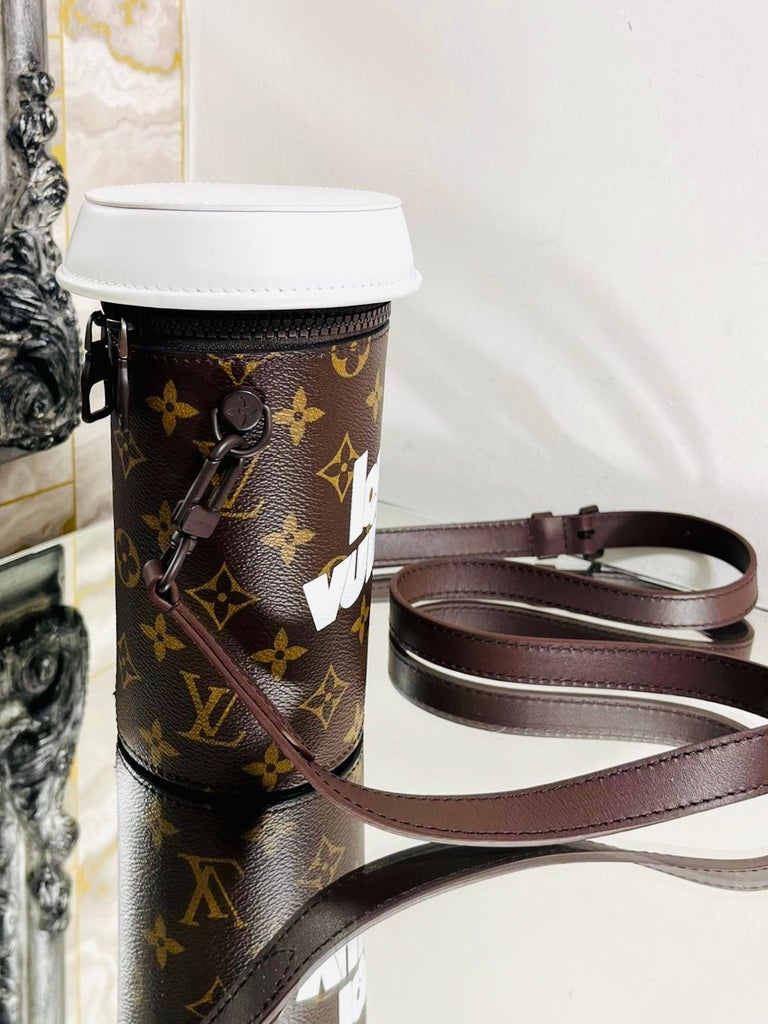 Louis Vuitton Crossbody 'LV' Monogram Coffee Cup Bag By Virgil