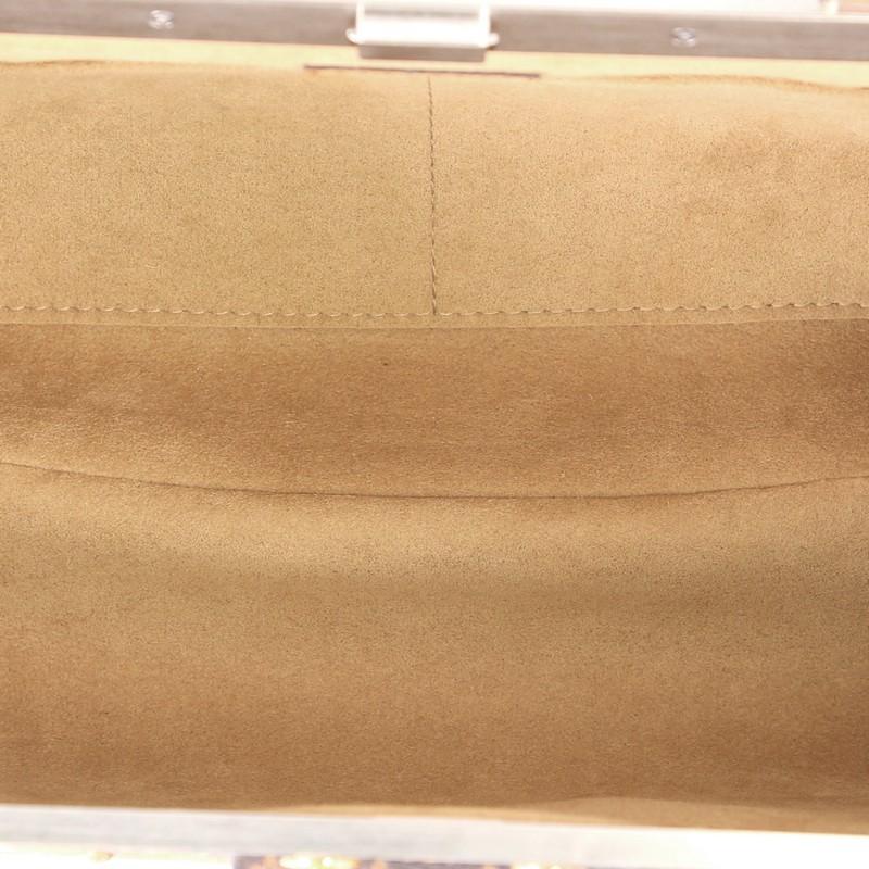 Louis Vuitton Crown Frame Tote Limited Edition Time Trunk Monogram Canvas In Good Condition In NY, NY