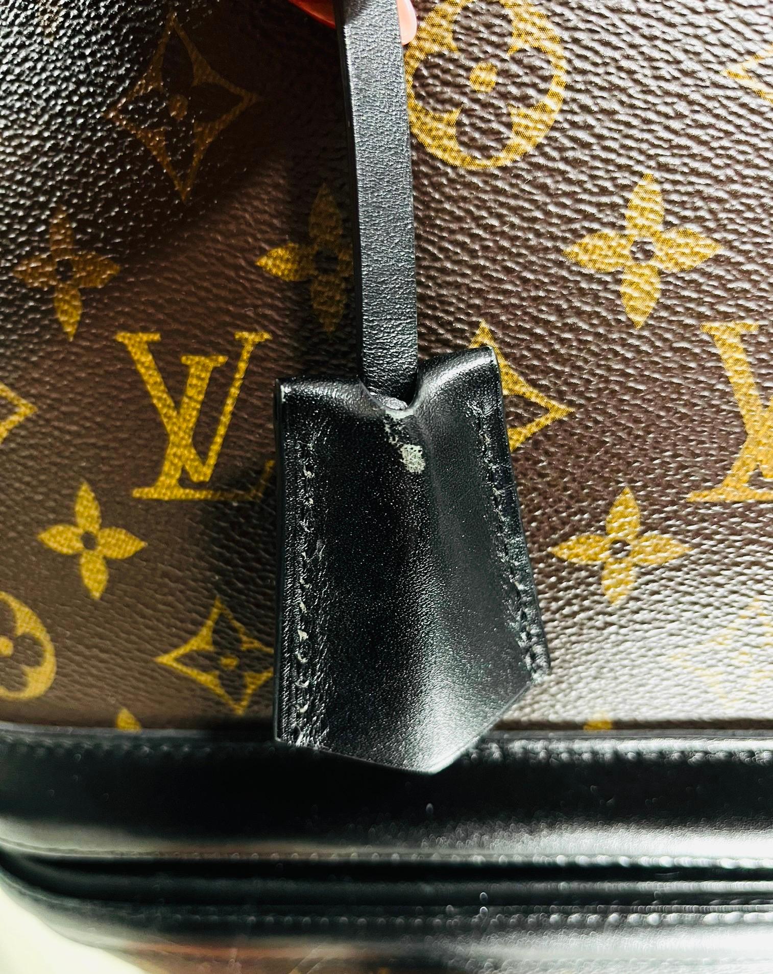 Louis Vuitton Cruise Runway Monogram Macassar Studded Alma Bag For Sale 5