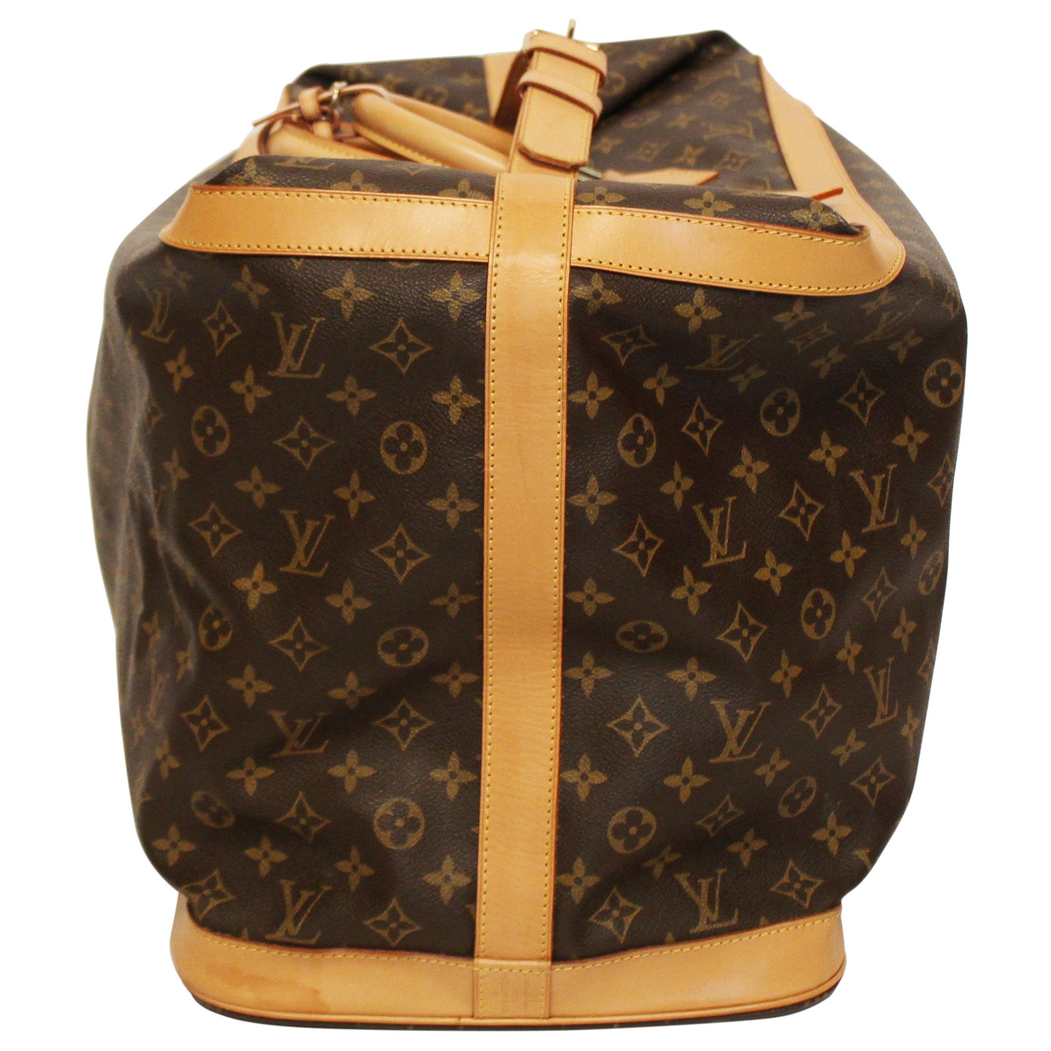 Rare Louis Vuitton Cruiser 50 Travel bag in brown Monogram canvas, GHW at  1stDibs