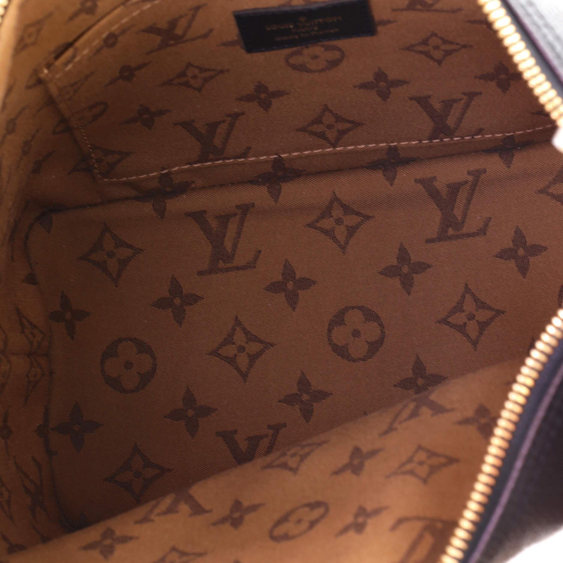 Black Louis Vuitton Cruiser Handbag Leather PM