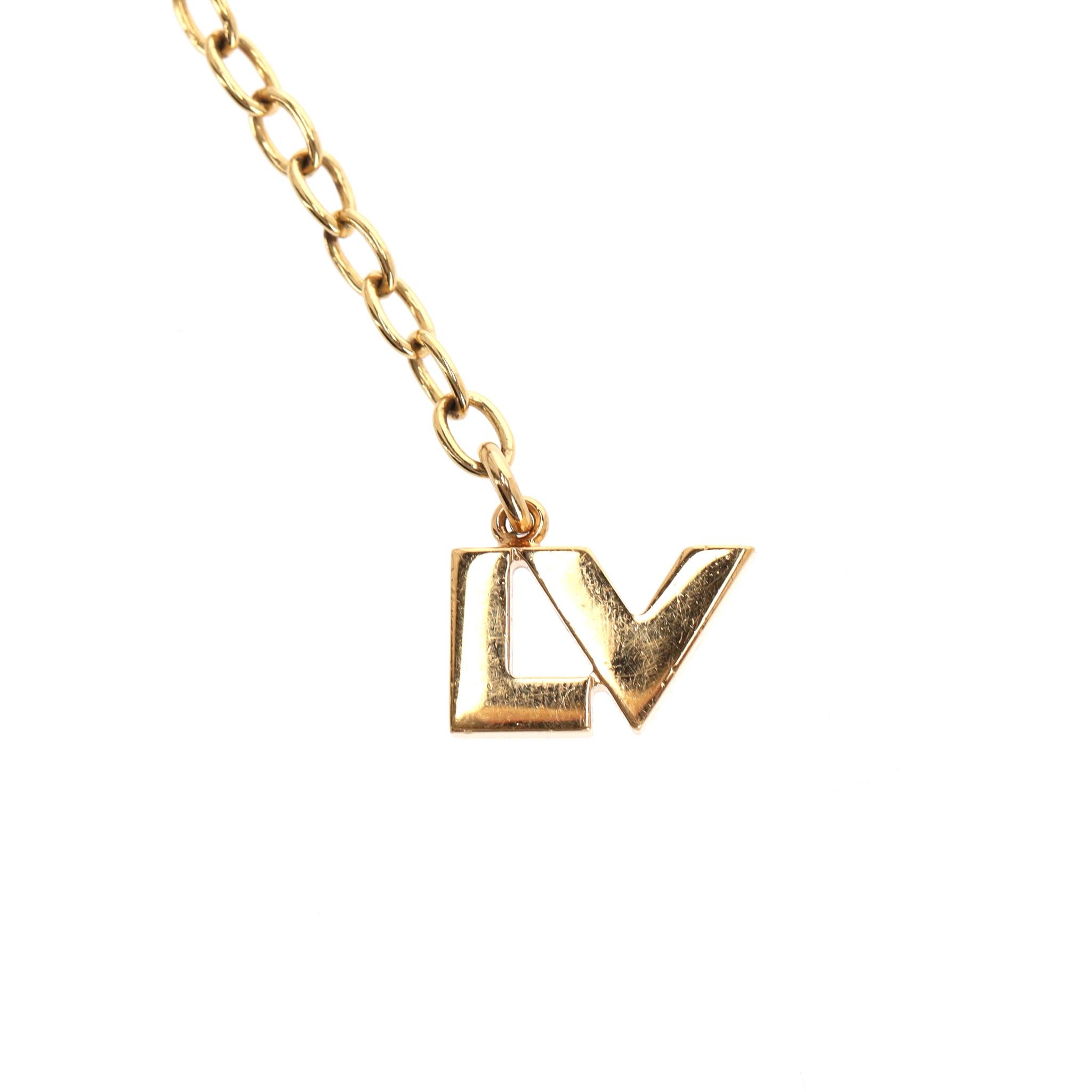 Louis Vuitton, collier de perles en cristal, bois et résine en vente 1