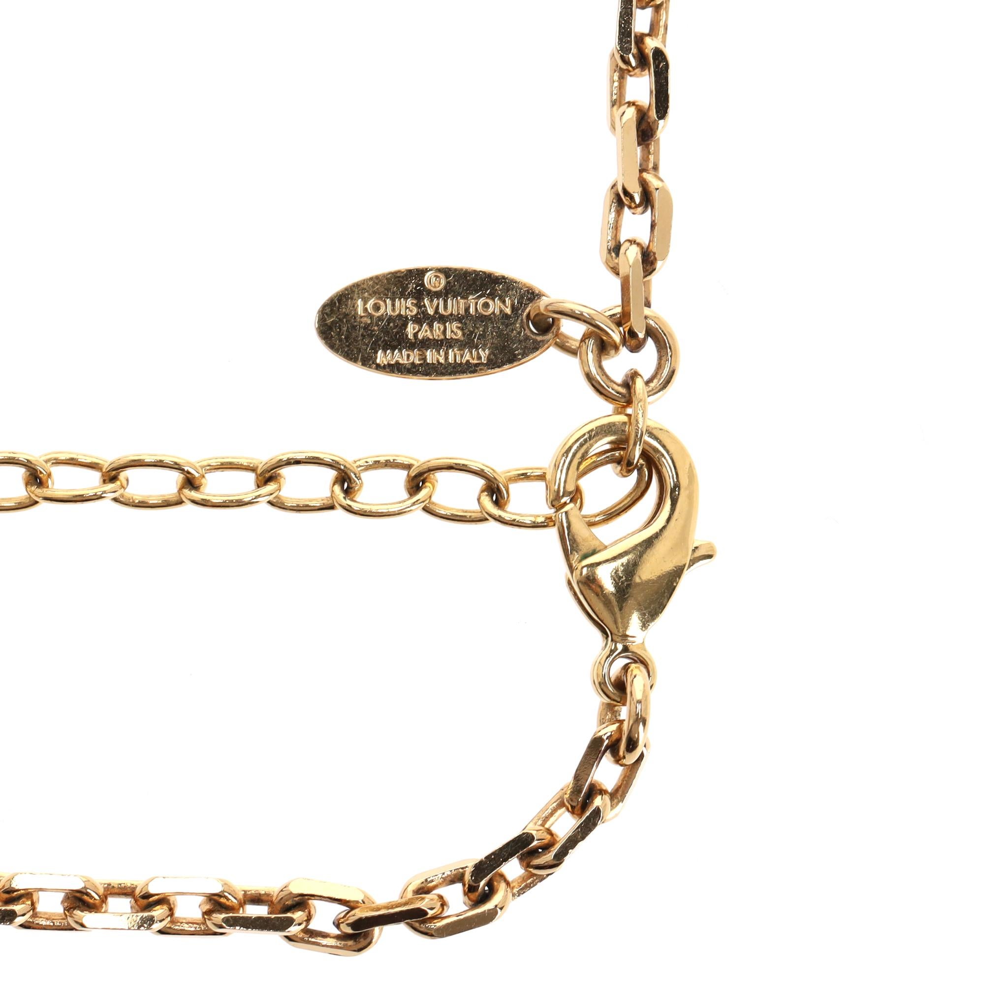 Louis Vuitton, collier de perles en cristal, bois et résine en vente 2