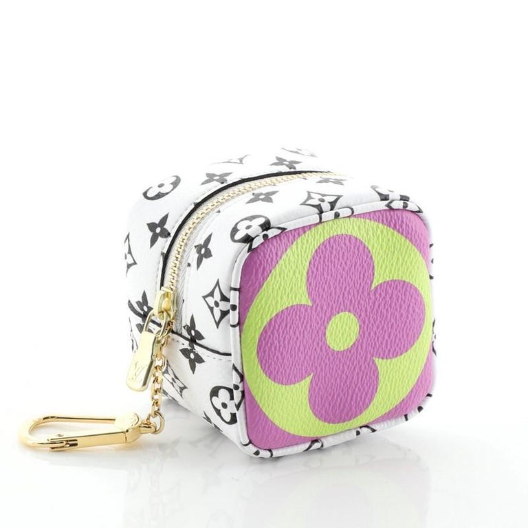 Louis Vuitton Cube Coin Purse Limited Edition Colored Monogram Giant For Sale at 1stdibs