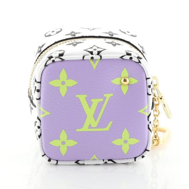 louis vuitton cube coin purse