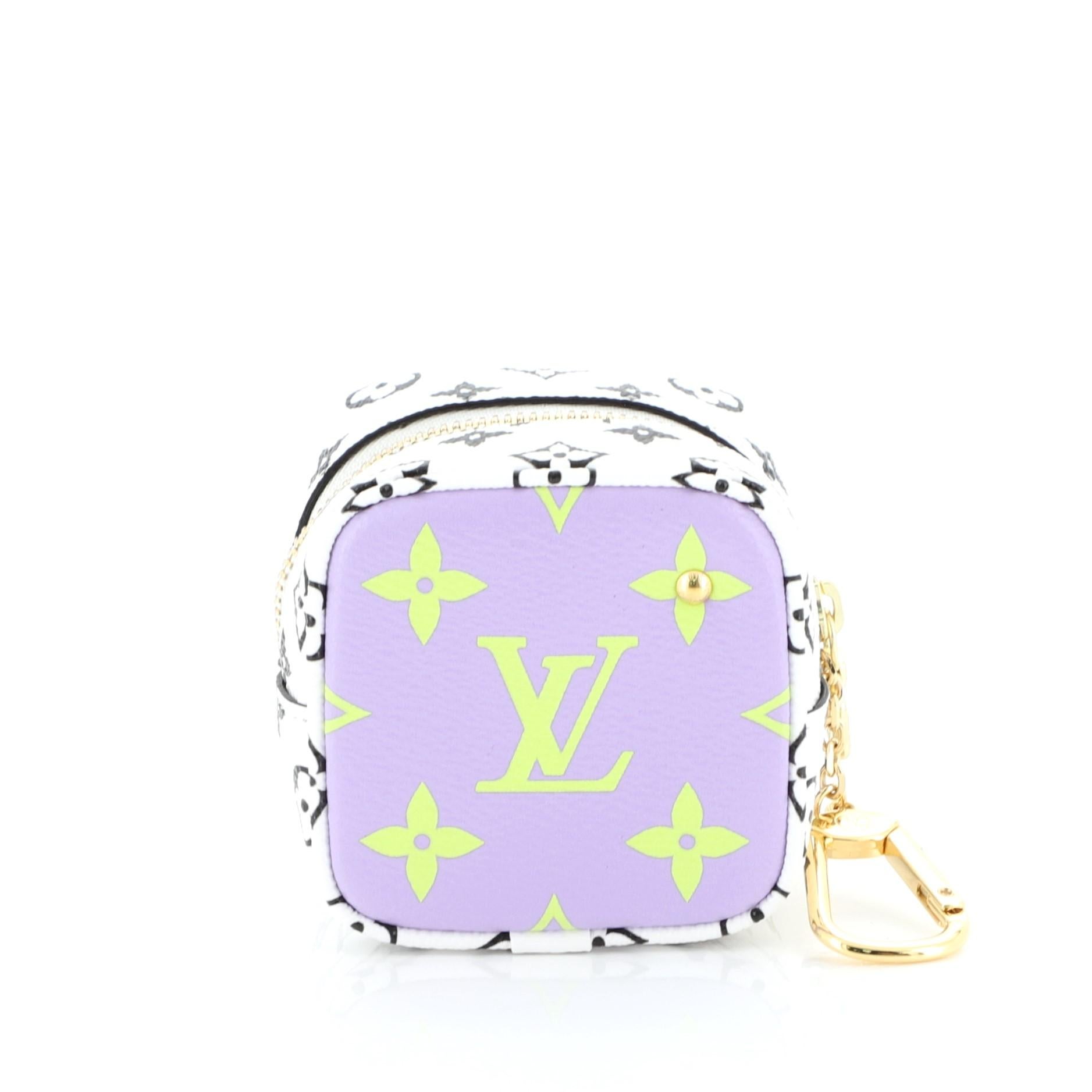 Louis Vuitton Cube Coin Purse Limited Edition Colored Monogram Giant  In Good Condition In NY, NY
