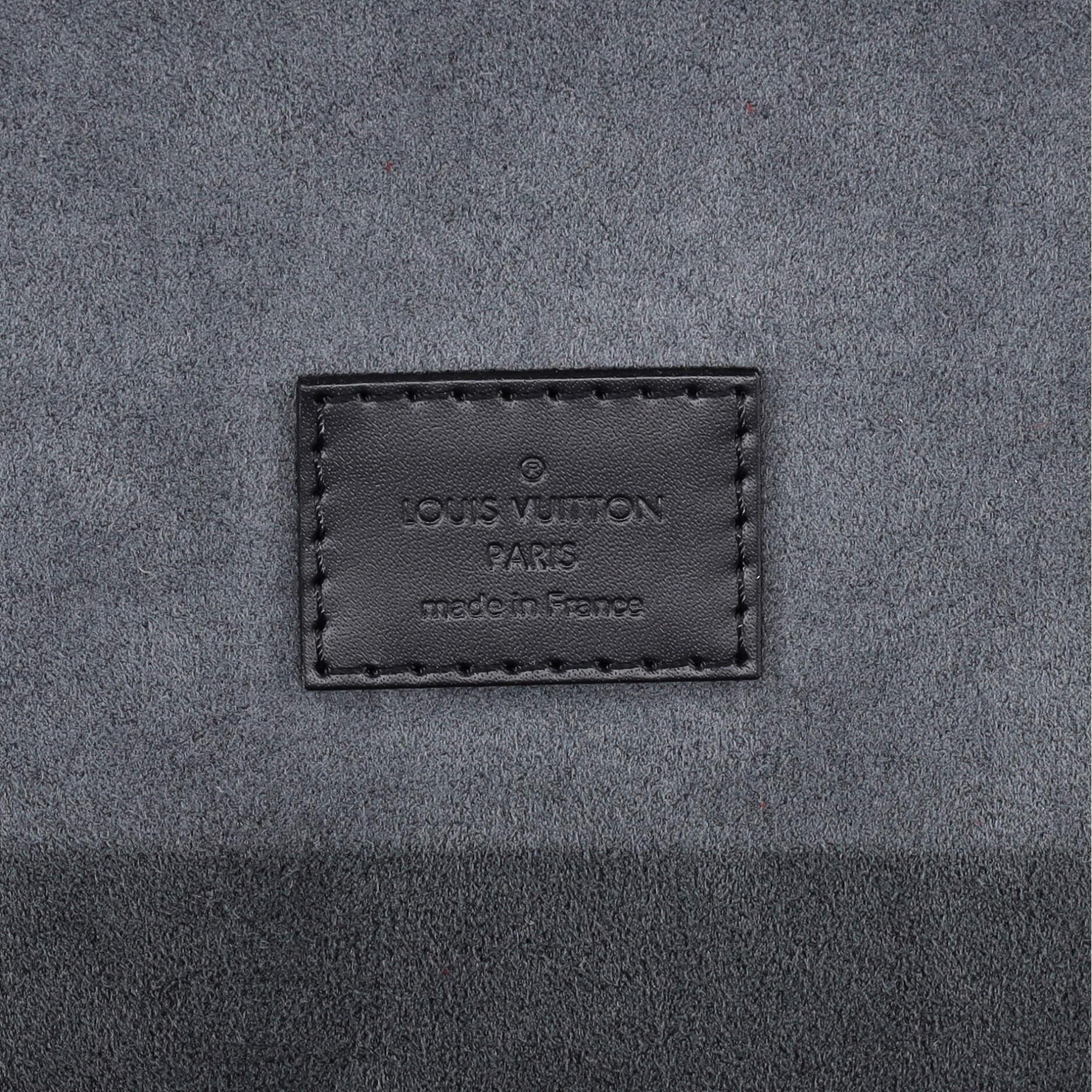 Louis Vuitton Cufflinks Case Damier Graphite For Sale 2