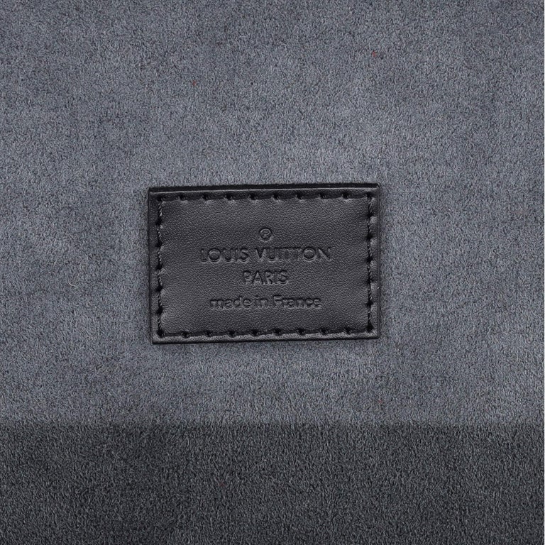 Louis Vuitton Cufflinks Case Damier Graphite Black