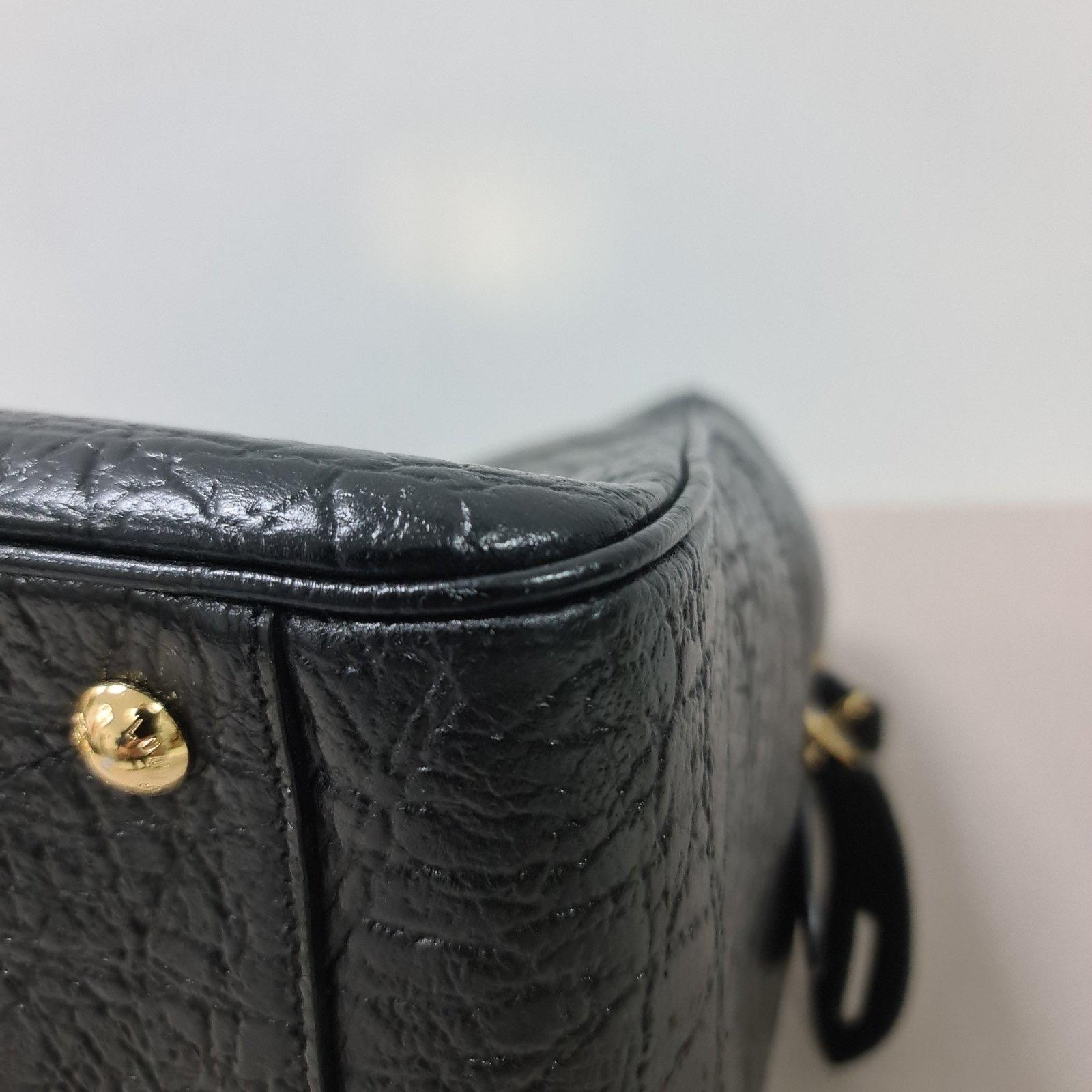 Louis Vuitton Cuir Indra Duffle Bag Black 6