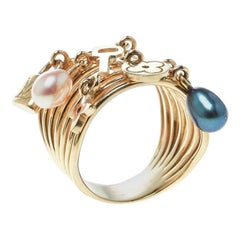 Louis Vuitton Monogram Pearl Cocktail Ring at 1stDibs  53 eu ring size to  us, anel louis vuitton, louis vuitton pearl ring