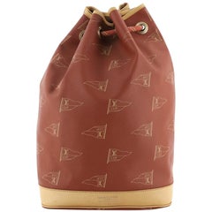 Louis Vuitton Cup Saint Tropez Drawstring Bag Coated Canvas