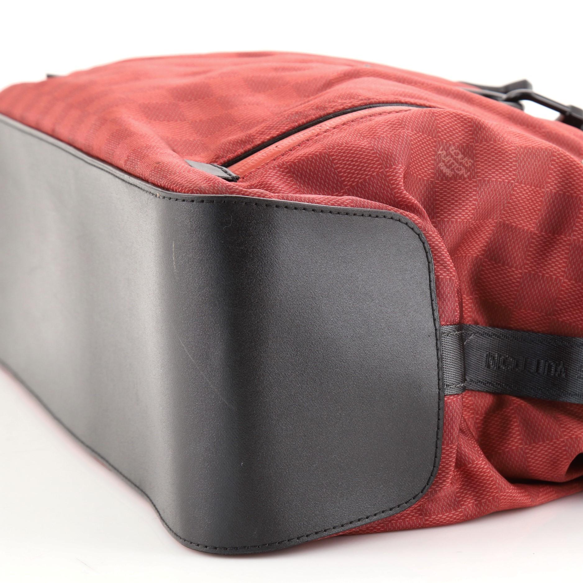 Louis Vuitton Cup Solano Borsa a tracolla in nylon Damier 1
