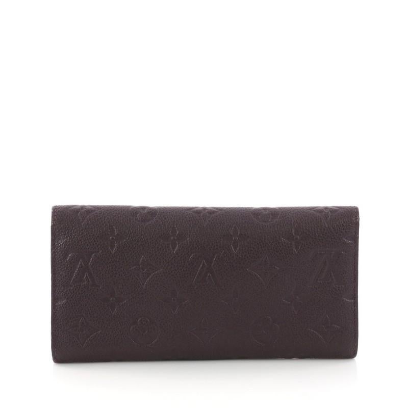 Louis Vuitton Curieuse Wallet Monogram Empreinte Leather In Good Condition In NY, NY
