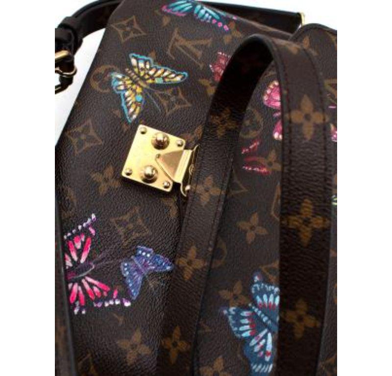 Louis Vuitton Custom Butterfly Print Monogram Pochette Metis Bag 1
